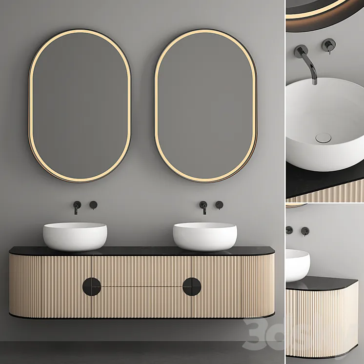 Modern Bathroom Cabinet | No. 118 3DS Max Model