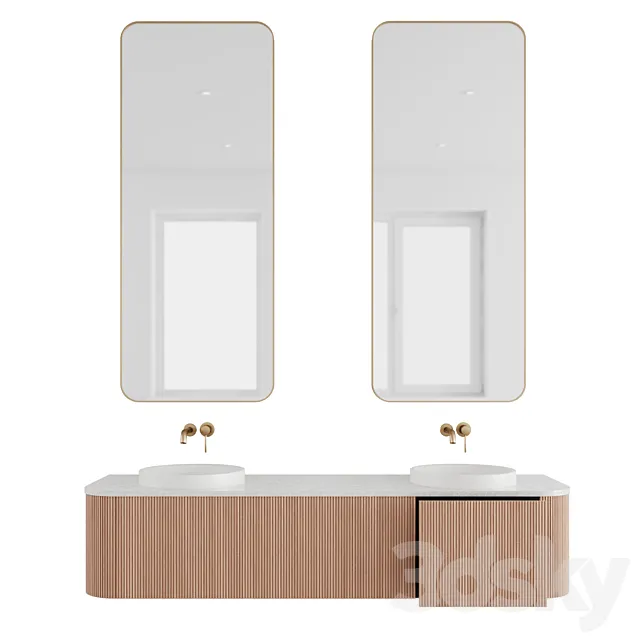 Modern Bathroom Cabinet Waverly by ADP 3ds Max