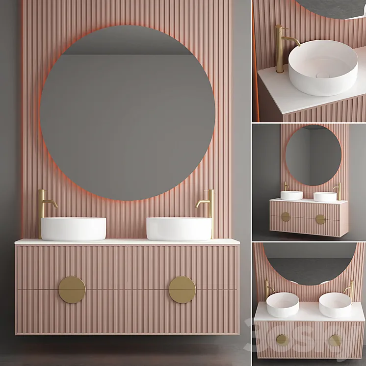 Modern Bathroom Furniture | No. 113 3DS Max