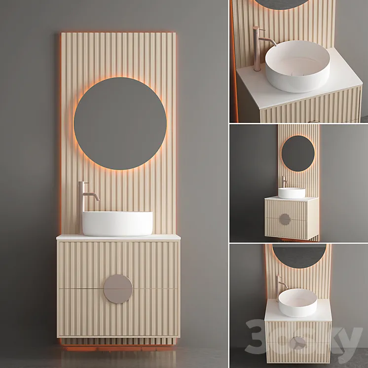 Modern Bathroom Furniture | No. 114 3DS Max