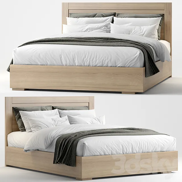 Modern bed 12 3ds Max