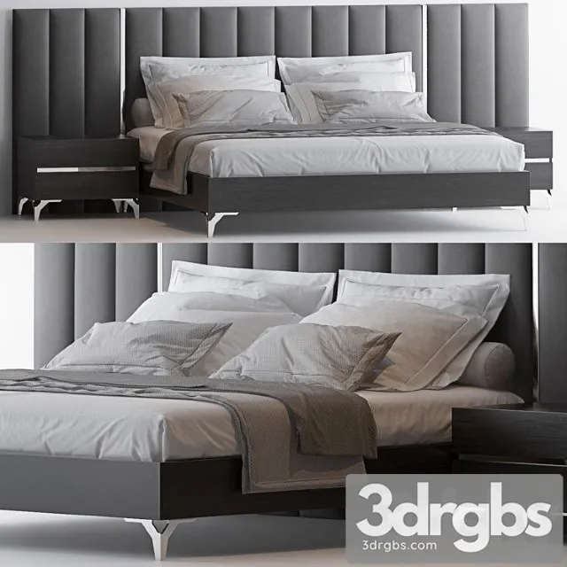 Modern bed 2 3dsmax Download