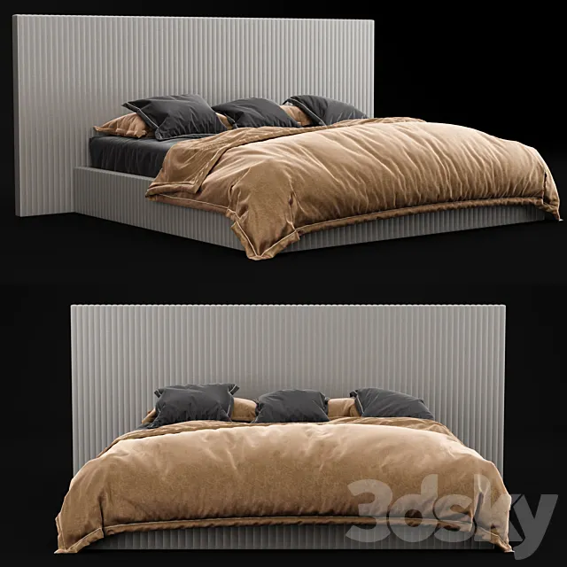 Modern bed 9 3DSMax File