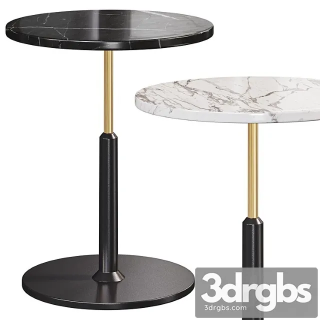 Modern Black Round Bar Table 3dsmax Download