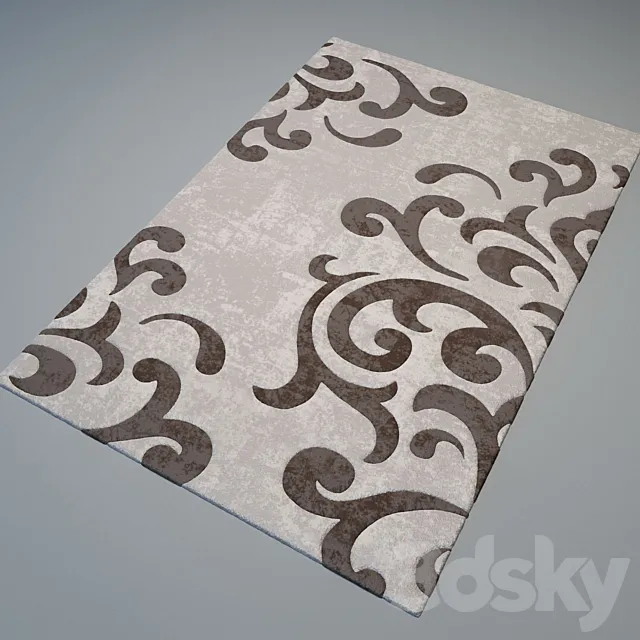 Modern carpet №8 3DS Max Model