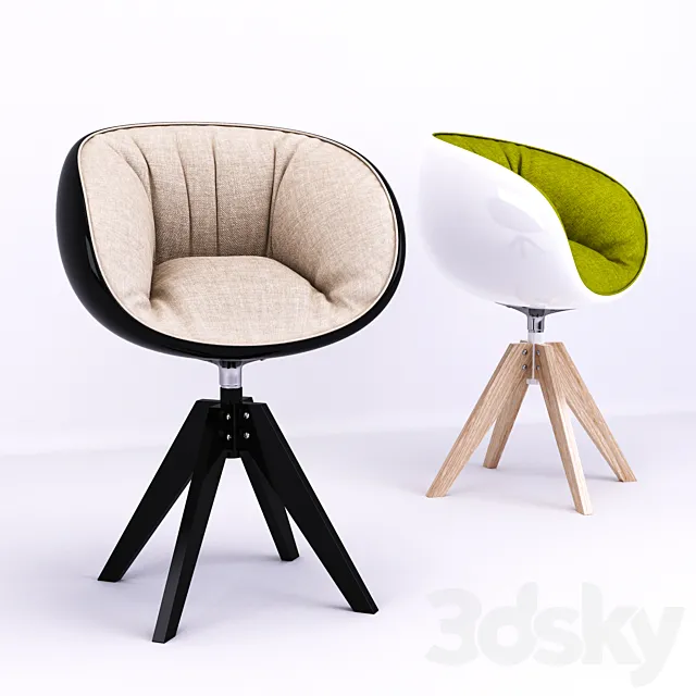 Modern Chair WH 3DS Max Model