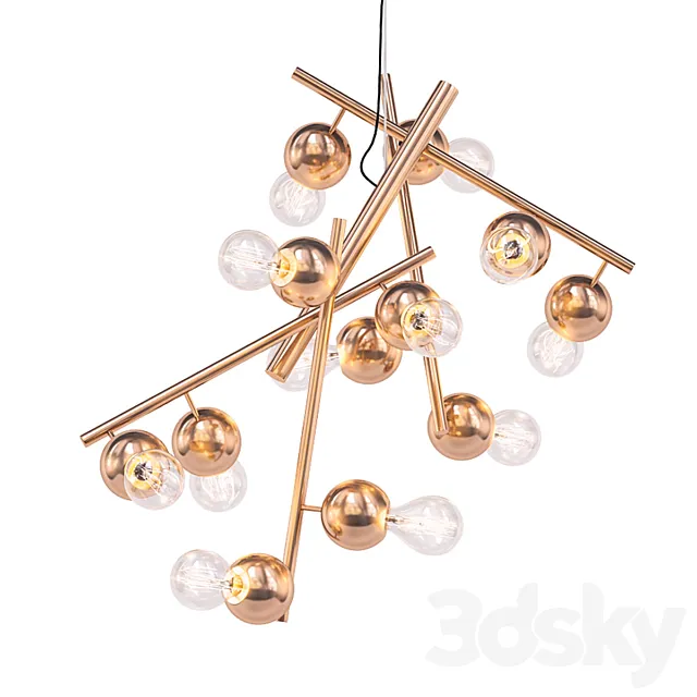 Modern chandelier 3DS Max Model
