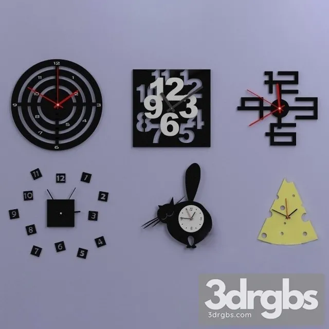 Modern Clock 6 3dsmax Download