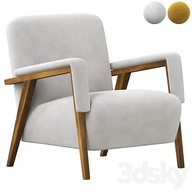 modern comfy armchair 3DSMax File
