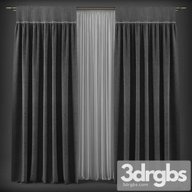Modern Curtains 235 3dsmax Download