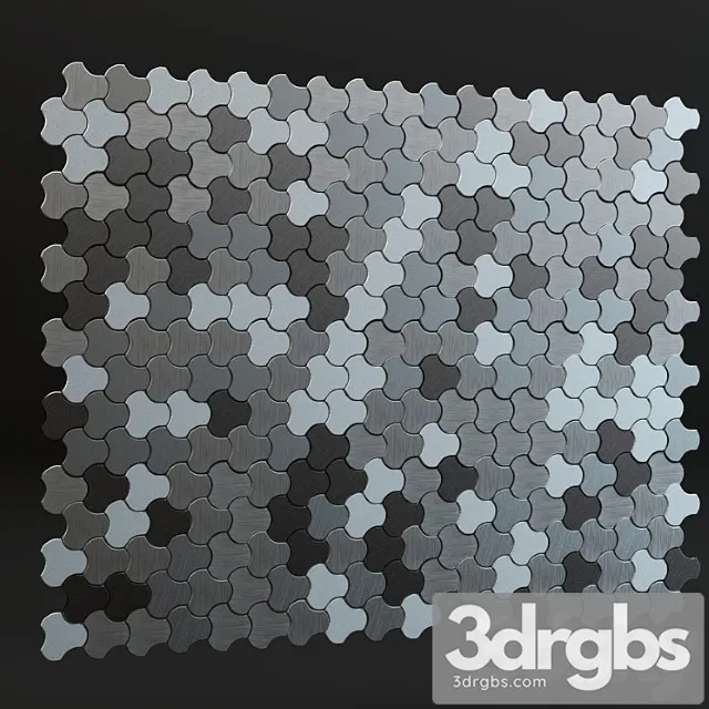 Modern decorative metal tiles by karim rashid 3dsmax Download