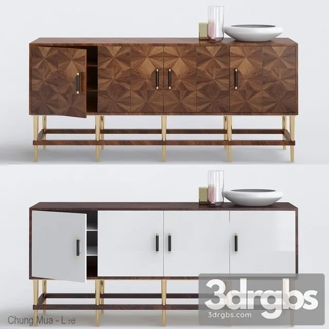 Modern Dining Room Buffets 3dsmax Download