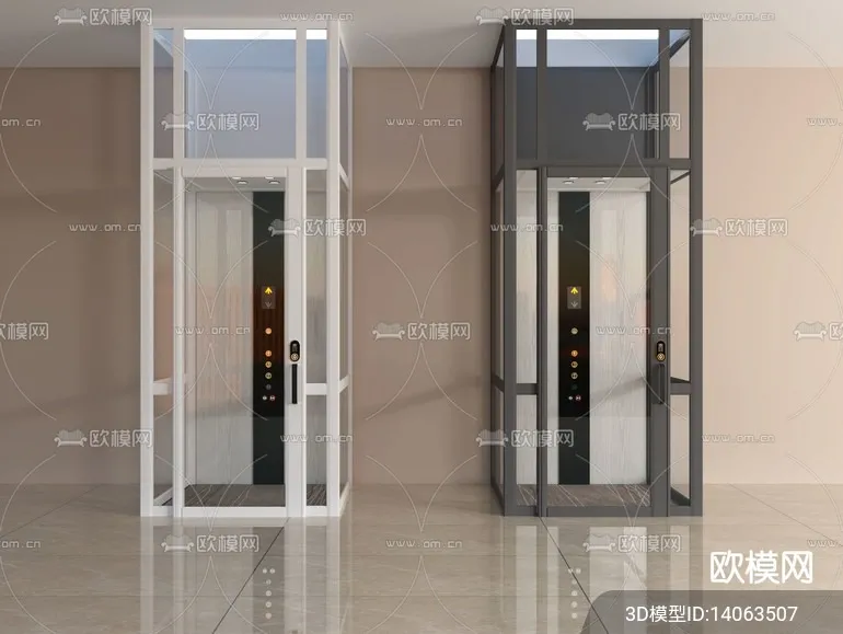 Modern Elevator 3D Models – 002