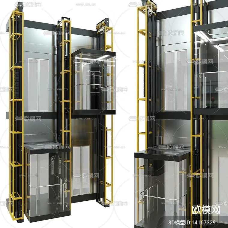 Modern Elevator 3D Models – 004