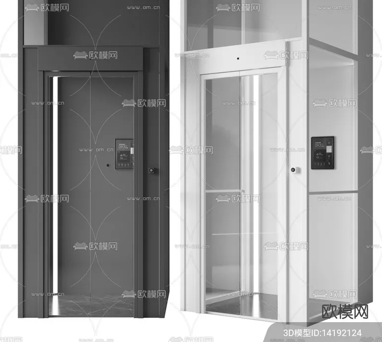 Modern Elevator 3D Models – 005