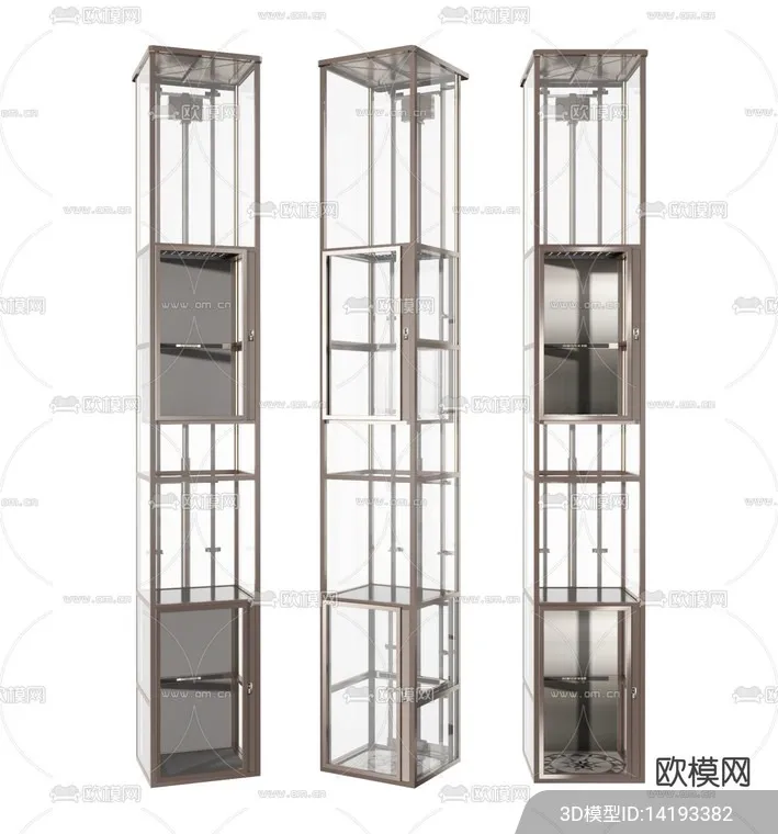 Modern Elevator 3D Models – 006