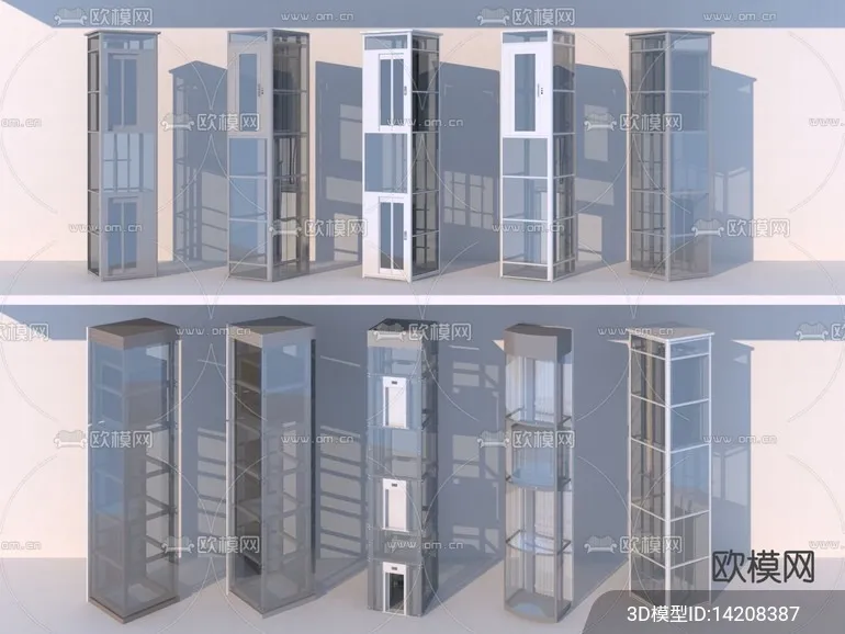 Modern Elevator 3D Models – 007