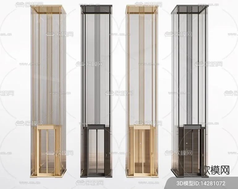 Modern Elevator 3D Models – 008