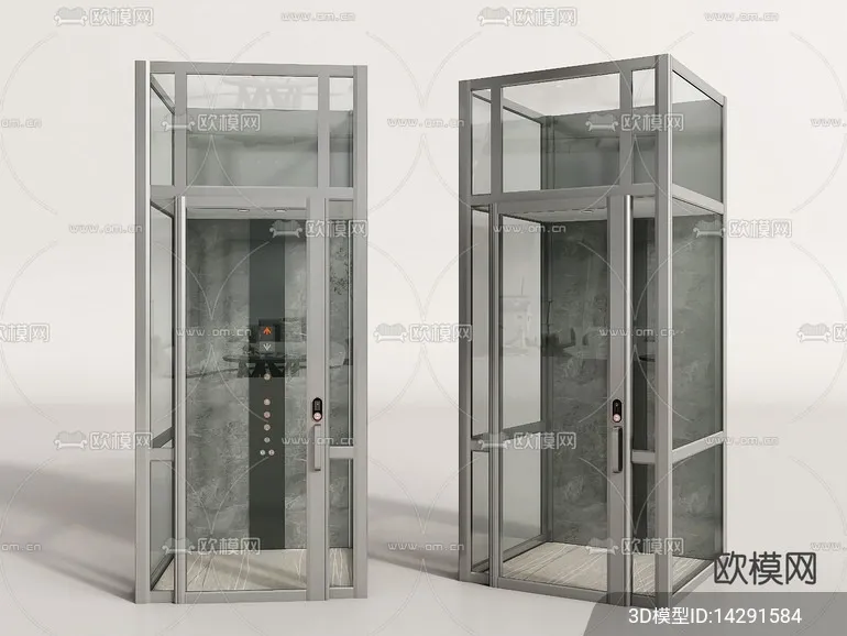 Modern Elevator 3D Models – 010