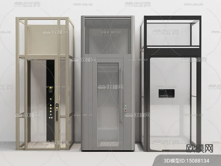 Modern Elevator 3D Models – 013