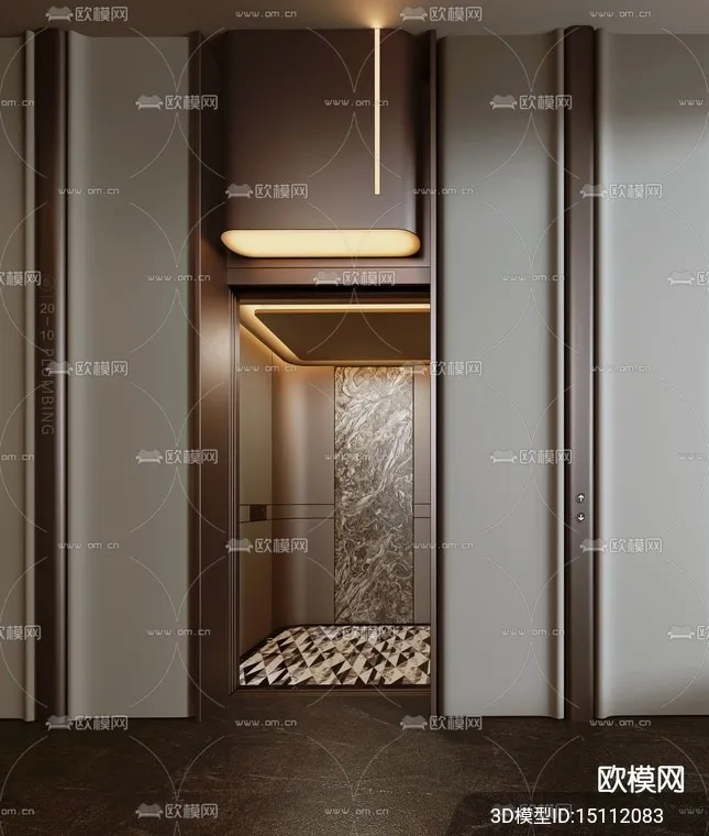 Modern Elevator 3D Models – 015