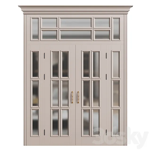 Modern entrance door 19 3dsMax Model