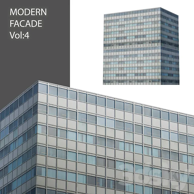 Modern facade_Vol: 4 3DSMax File