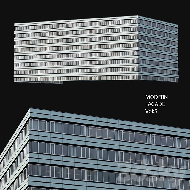 Modern facade_Vol: 5 3DSMax File
