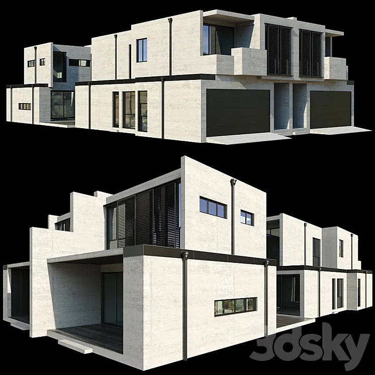 Modern House 03 3DS Max