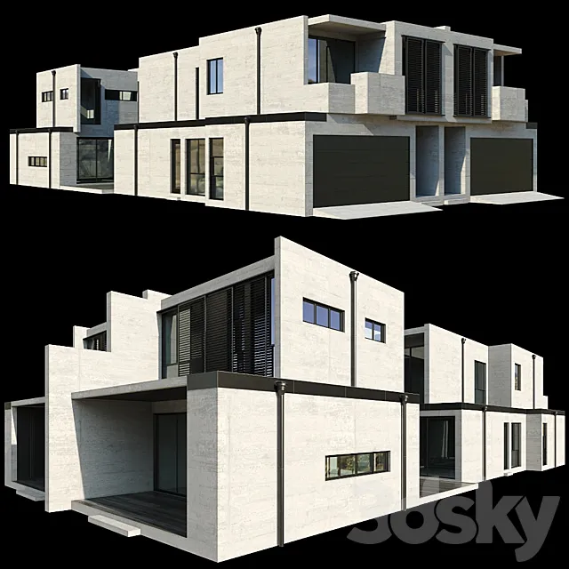 Modern House 03 3DS Max Model