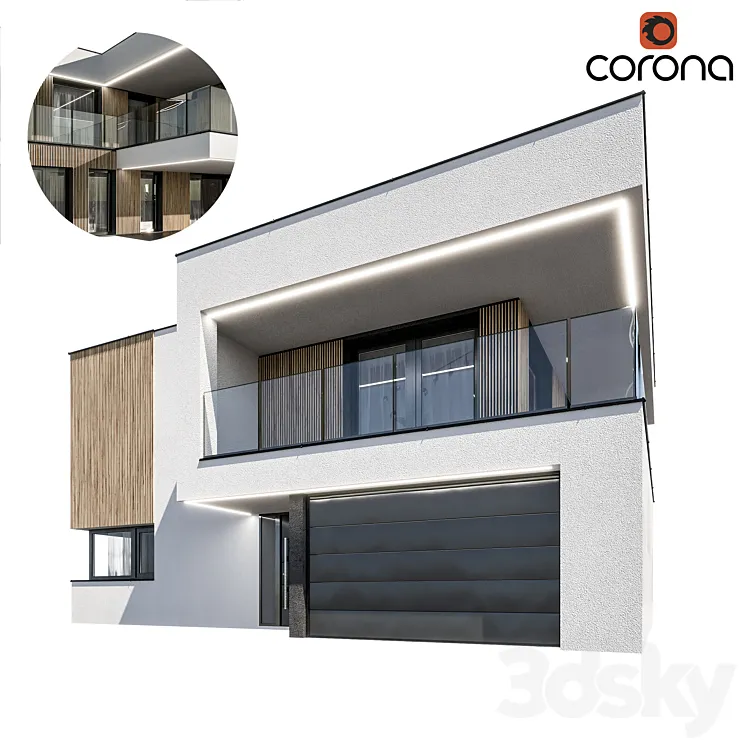 Modern house 05 3DS Max