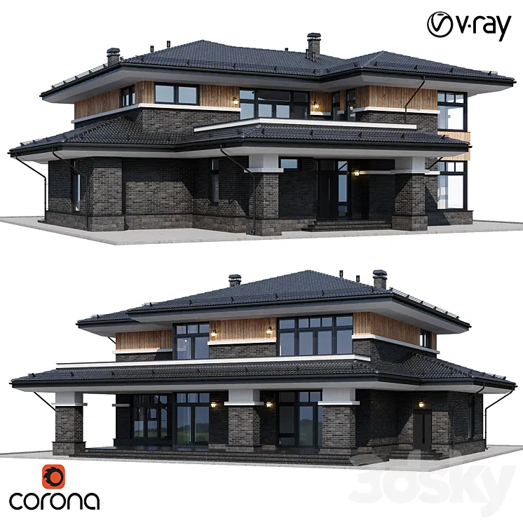 modern house 23 3DS Max