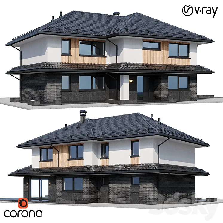 modern house 24 3DS Max