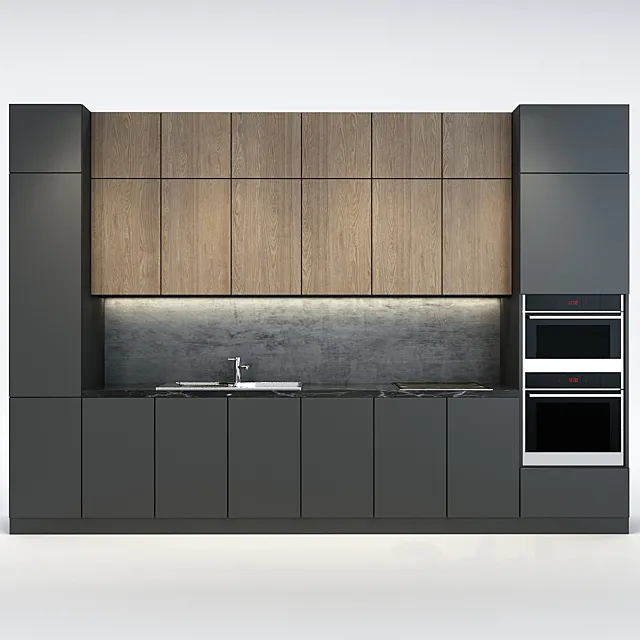 Modern kitchen 04 3ds Max