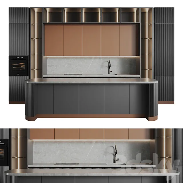 Modern Kitchen 1 3ds Max