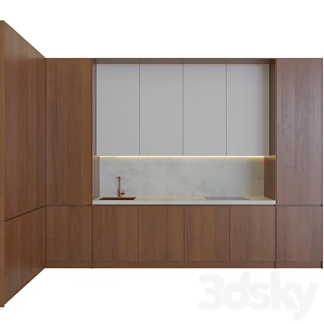 modern kitchen 25 3ds Max