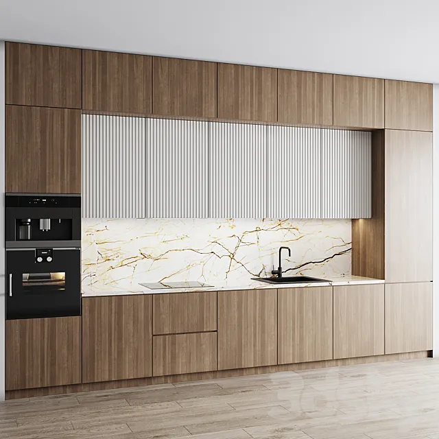 modern kitchen 3ds Max