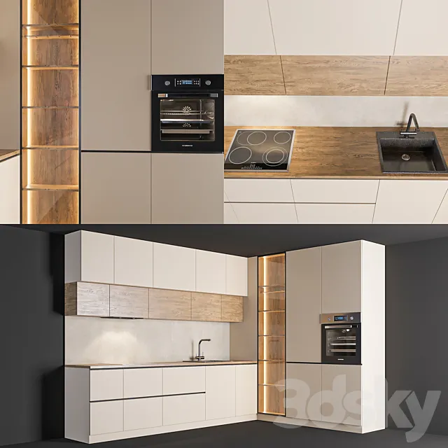 Modern Kitchen 42 3ds Max