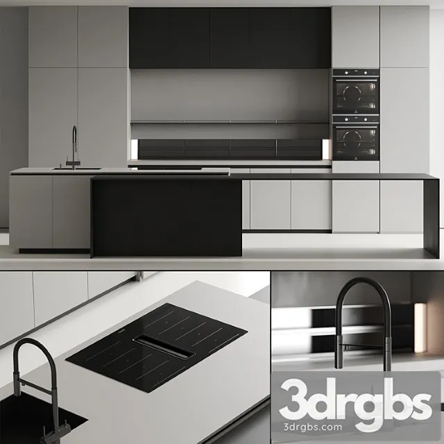 Modern kitchen with island 12