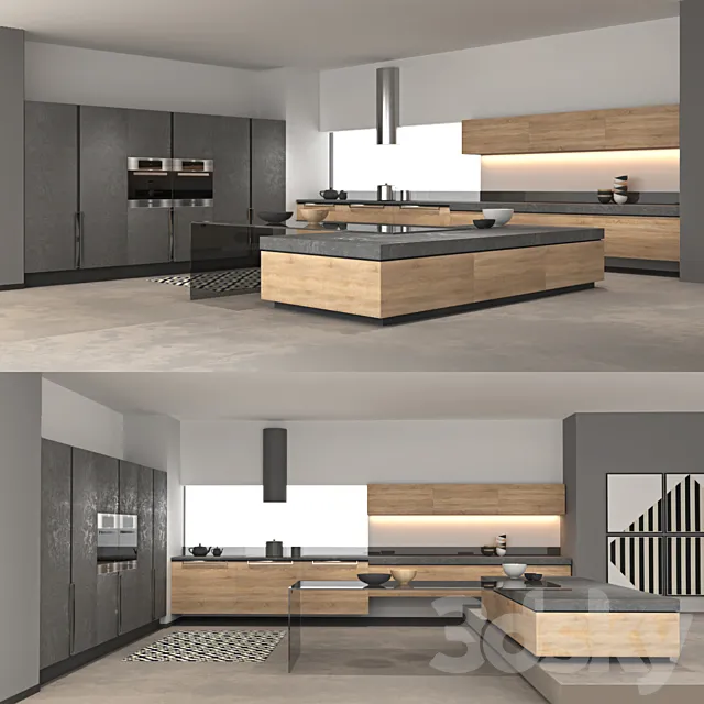 modern kithen modern kitchen 3ds Max