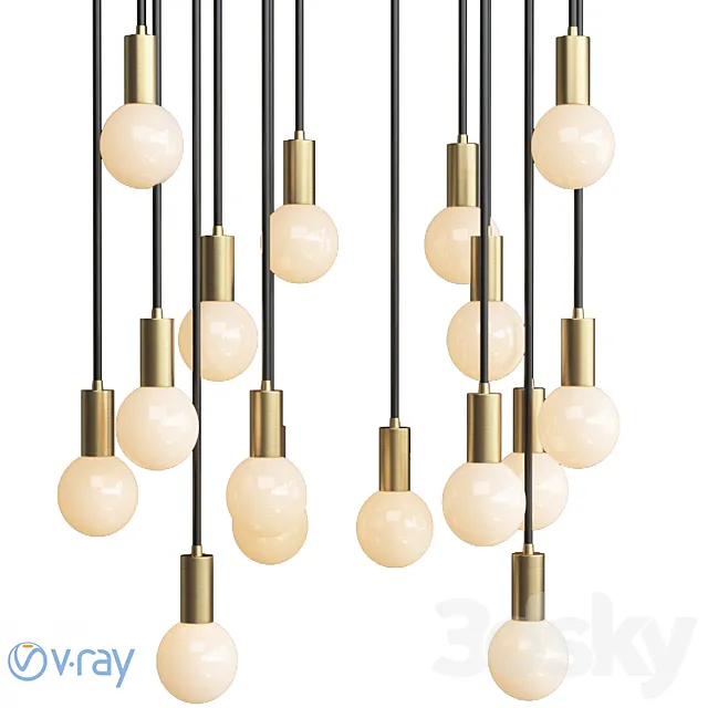 Modern Lights Craft hubs Modern Lights 3DS Max Model