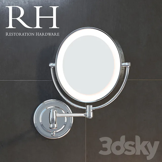 MODERN LIT EXTENSION MIRROR 3DS Max Model