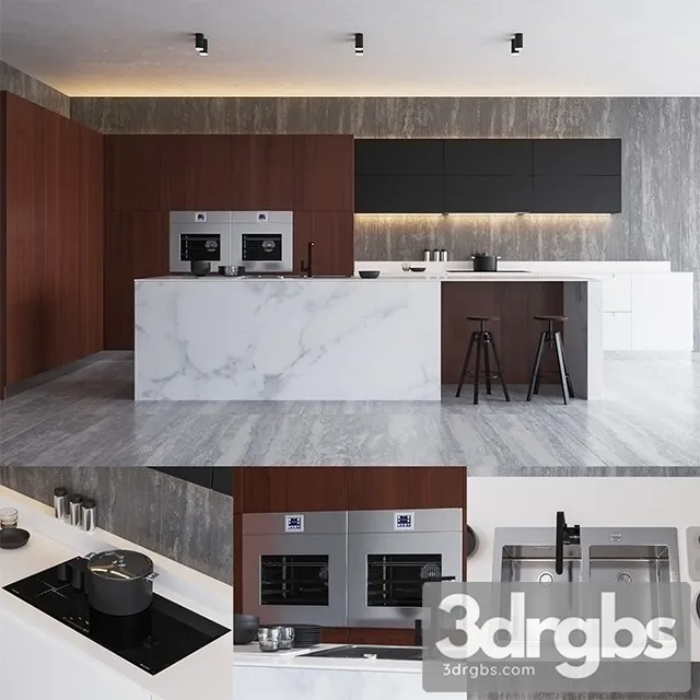 Modern Luxury Kitchen Cabinet 3dsmax Download