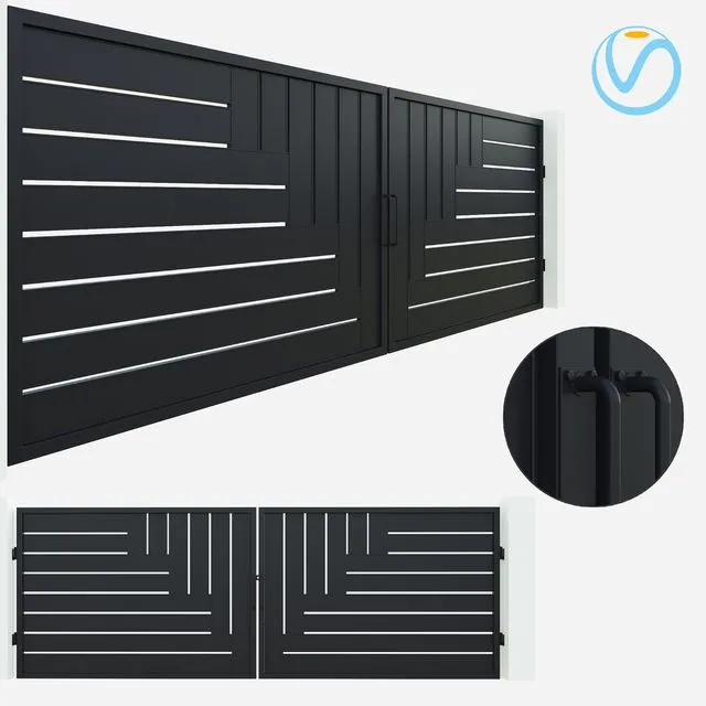 Modern MS main gate 3dsMax Model
