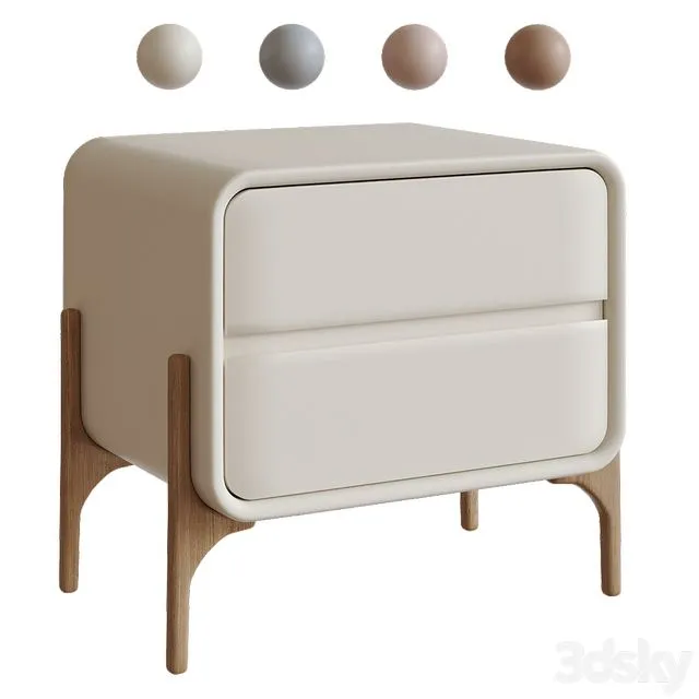 Modern Nightstand 3dsMax Model