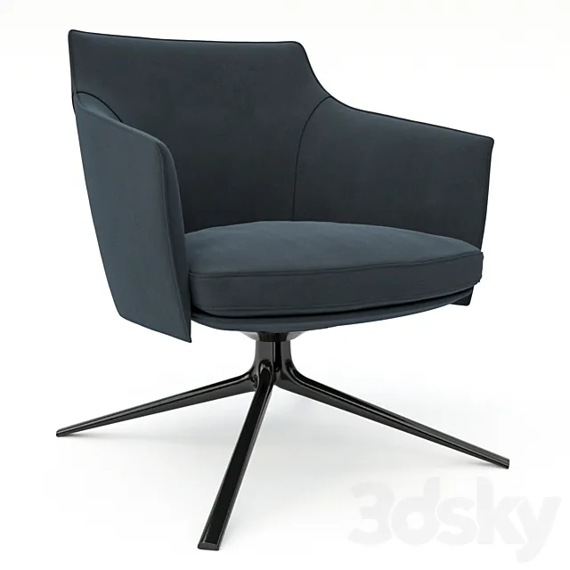 Modern Office Armchair 1 3DS Max Model
