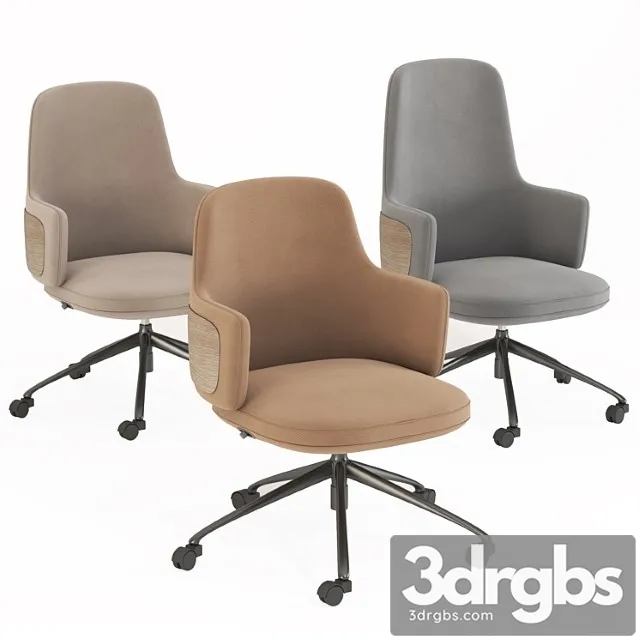 Modern office chair 001 (3 size) 2 3dsmax Download