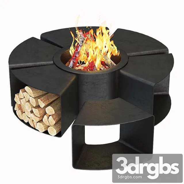 Modern Outdoor Fire Pits 3dsmax Download