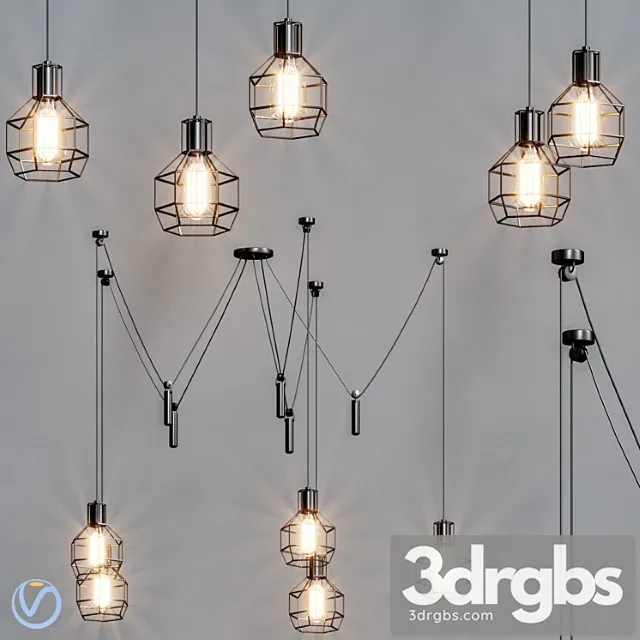 Modern pendant lighting 3dsmax Download