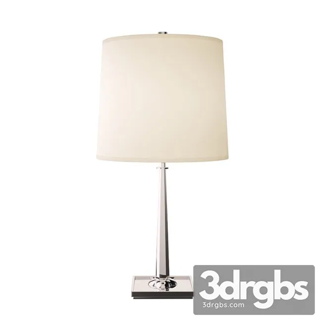 Modern Petal Desk Lamp In Soft Silver 3dsmax Download